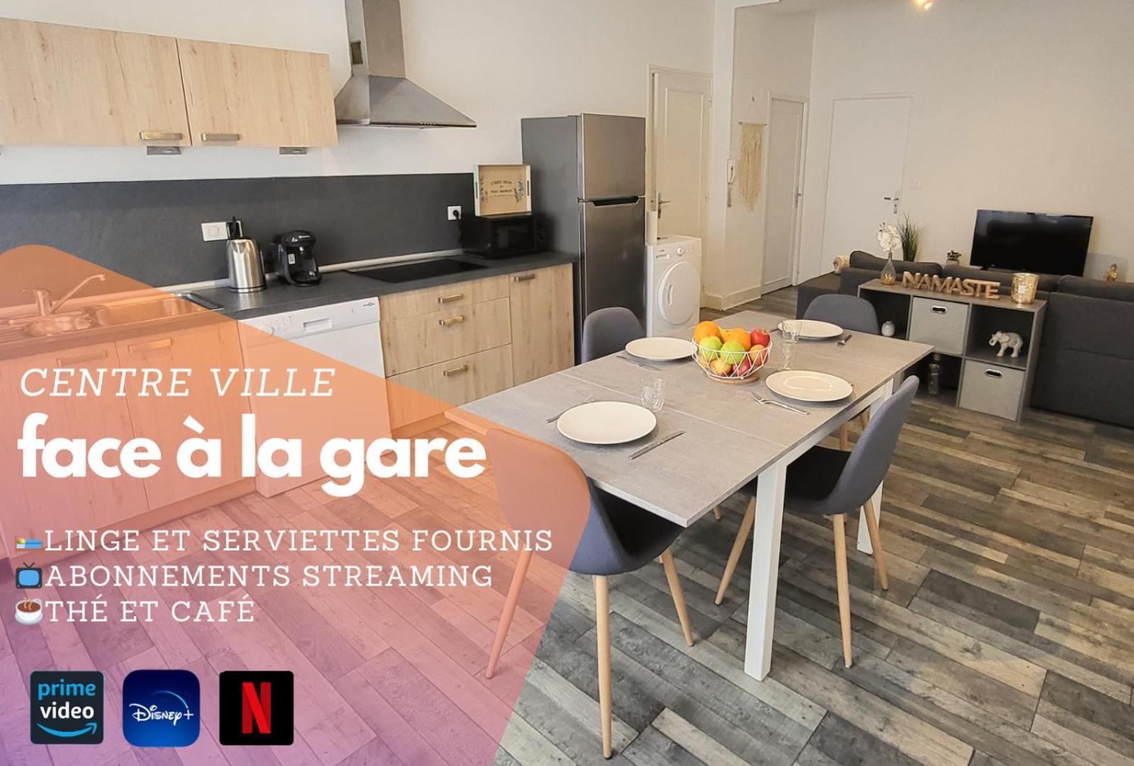 Logement Spacieux - Face A La Gare Et Centre-Ville Épinal Exteriör bild